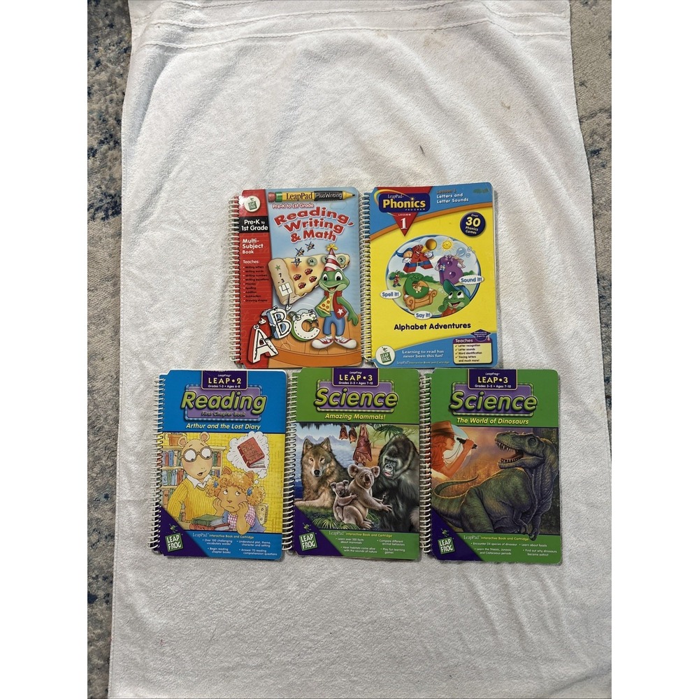 LeapFrog LeapPad Book Lot of 5 Books only Read Description for Book Titles
